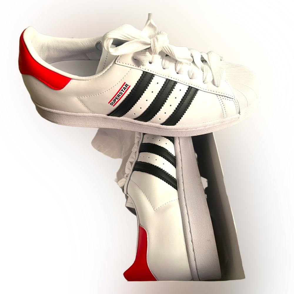 Rare Adidas, RUN DMC 50th special edition, superstar shoes 9.5